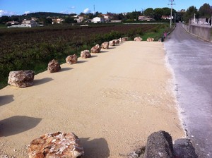 Terrassement bord route